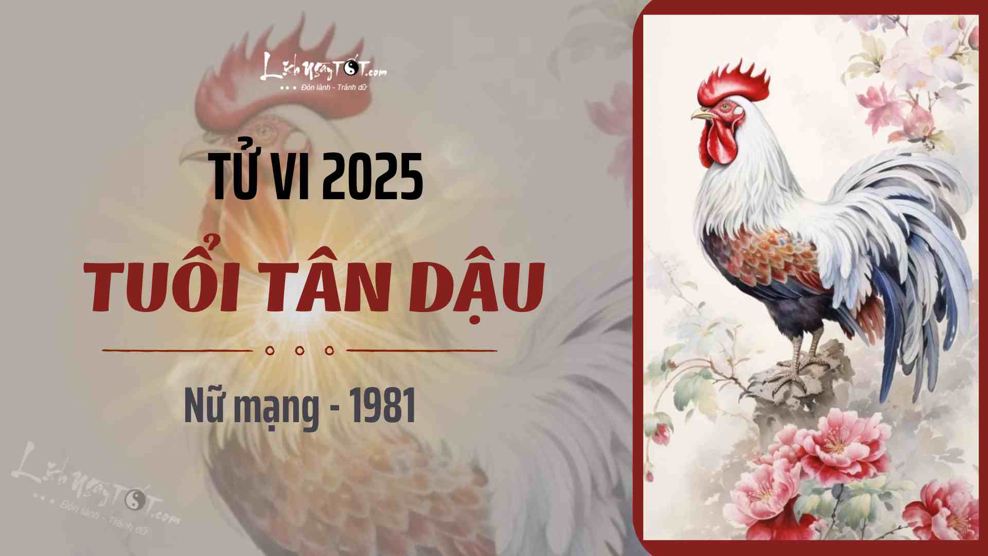 Tổng quan tử vi tuổi tân dậu 1981 nữ mạng năm 2022 (nắm bắt vận trình)
