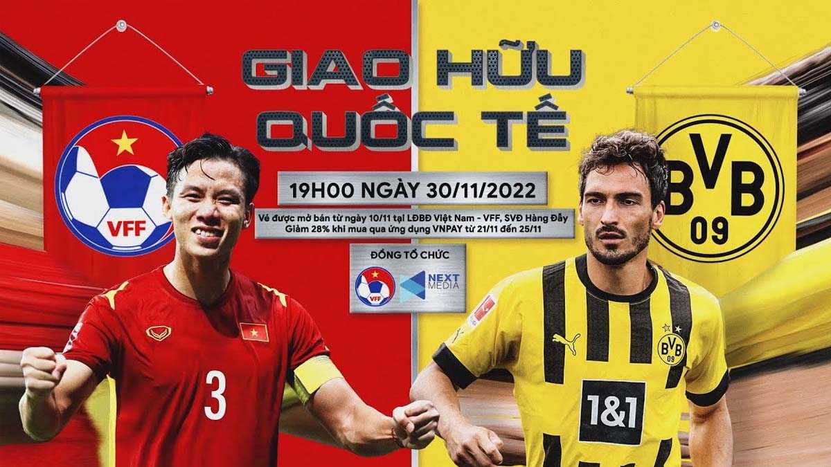 vietnam vs dortmund kênh nào? Tổng hợp kênh chiếu chính thức và uy tín nhất.