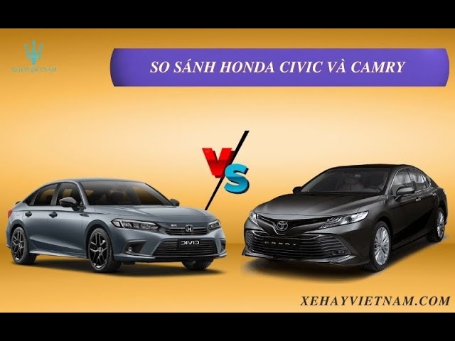 Chọn xe: Honda Civic so với Toyota Camry, nên mua loại nào?